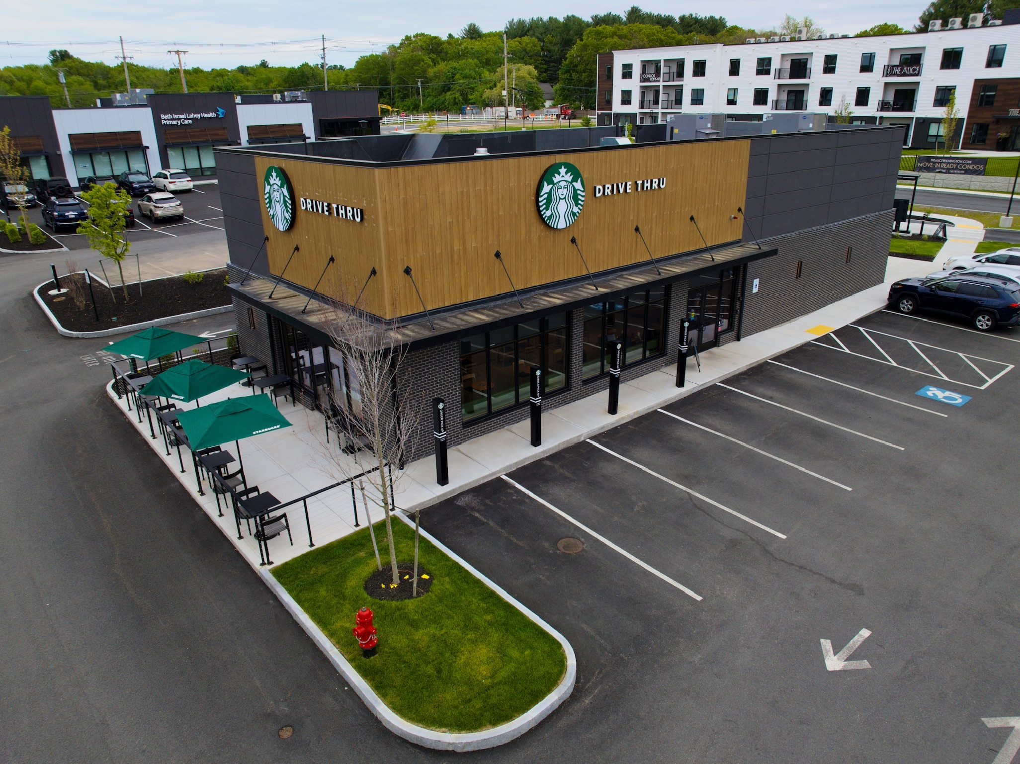 Starbucks aerial